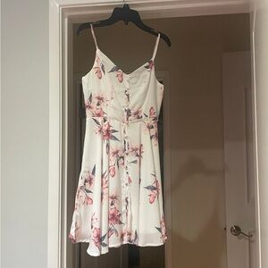 Floral Spaghetti Strap Dress